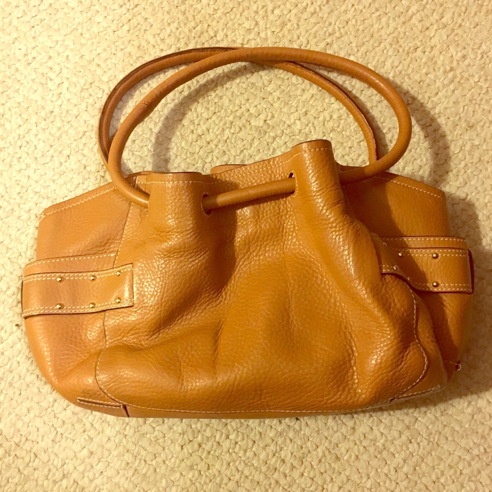 Tan Cole Haan Large Shoulder Bag